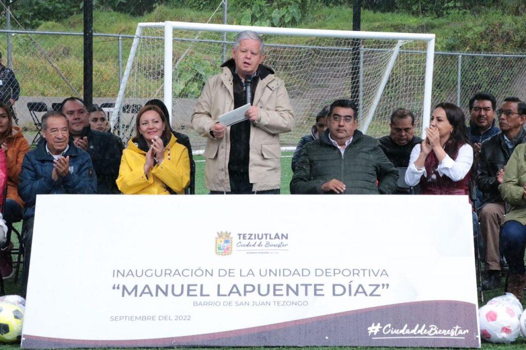 Carlos Peredo inaugura y entrega infraestructura deportiva inédita e histórica 