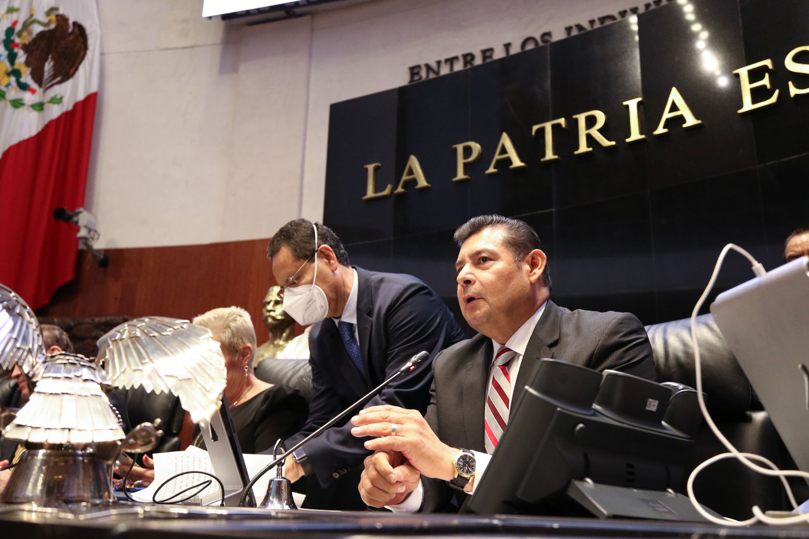 Minuta de la Guardia Nacional en el Senado, informa Alejandro Armenta