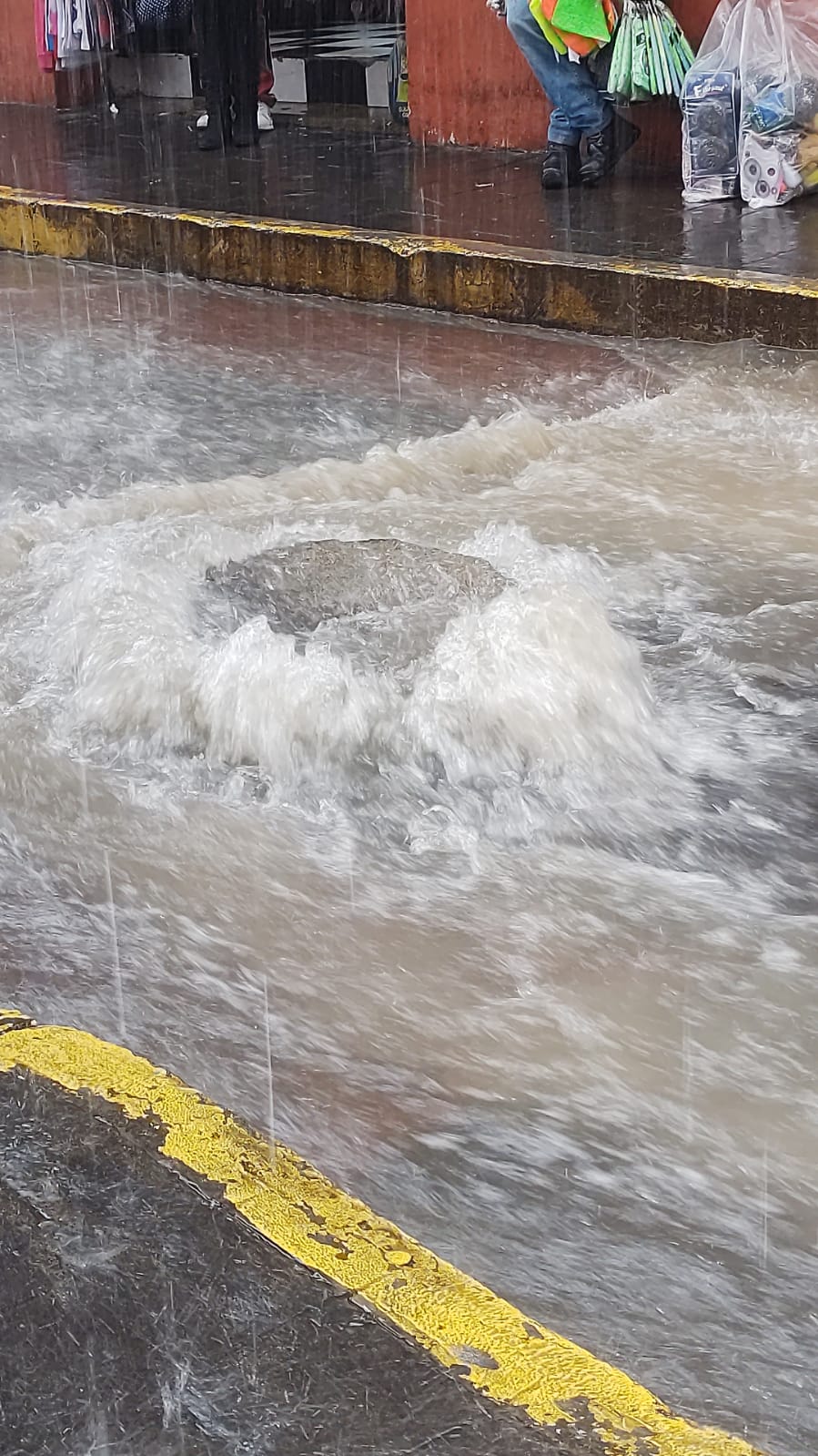 Lluvia generó afectaciones en Huauchinango