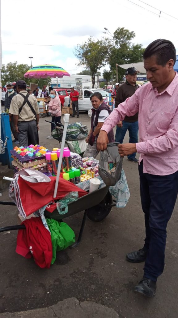 Retiran 15 kgs de pirotecnia en la Central de Abasto