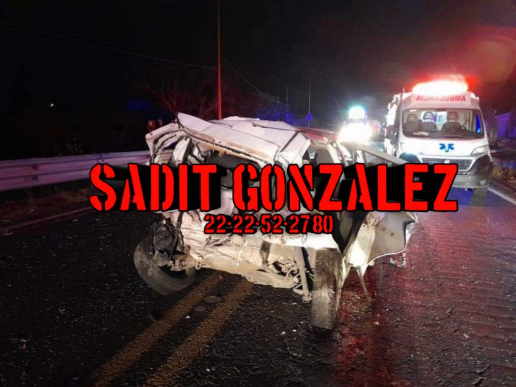Un muerto y dos lesionados deja fatal accidente en El Seco