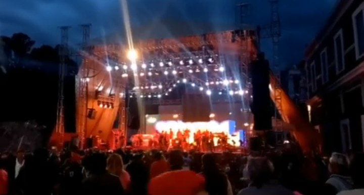 Video desde Puebla: La gente disfruta los conciertos en Casa Aguayo