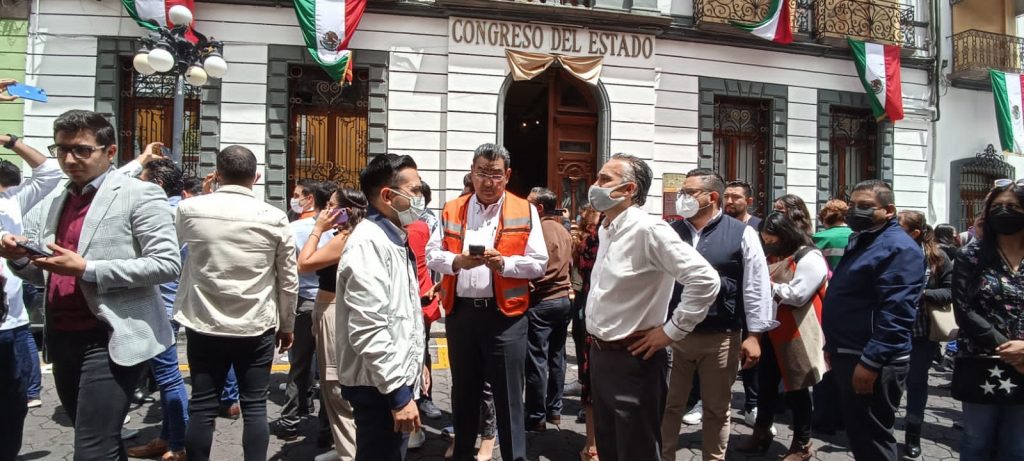 Activa Congreso del Estado protocolos de seguridad tras sismo