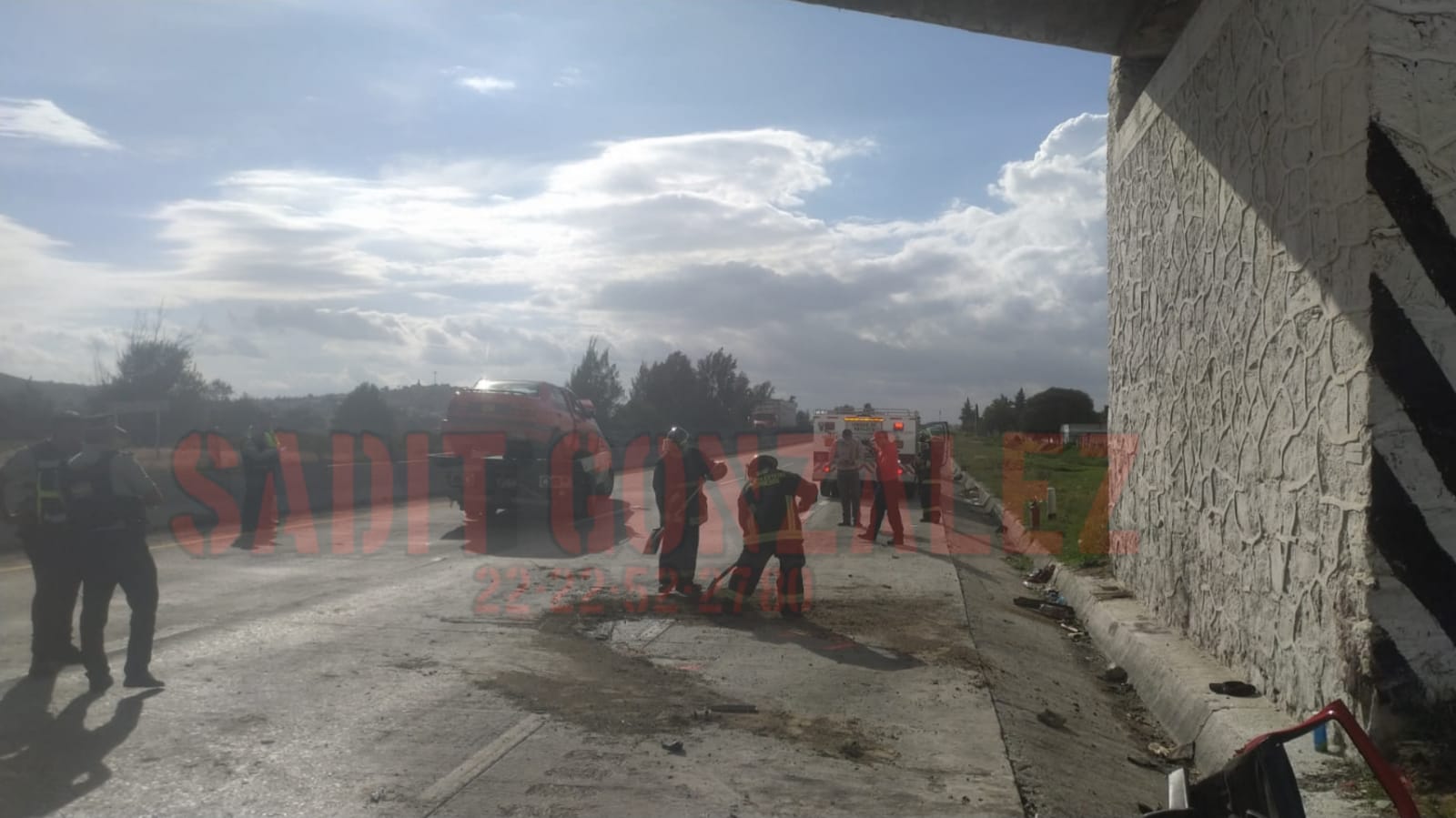 Un muerto y cinco lesionados dejó choque en la autopista Puebla-Córdoba