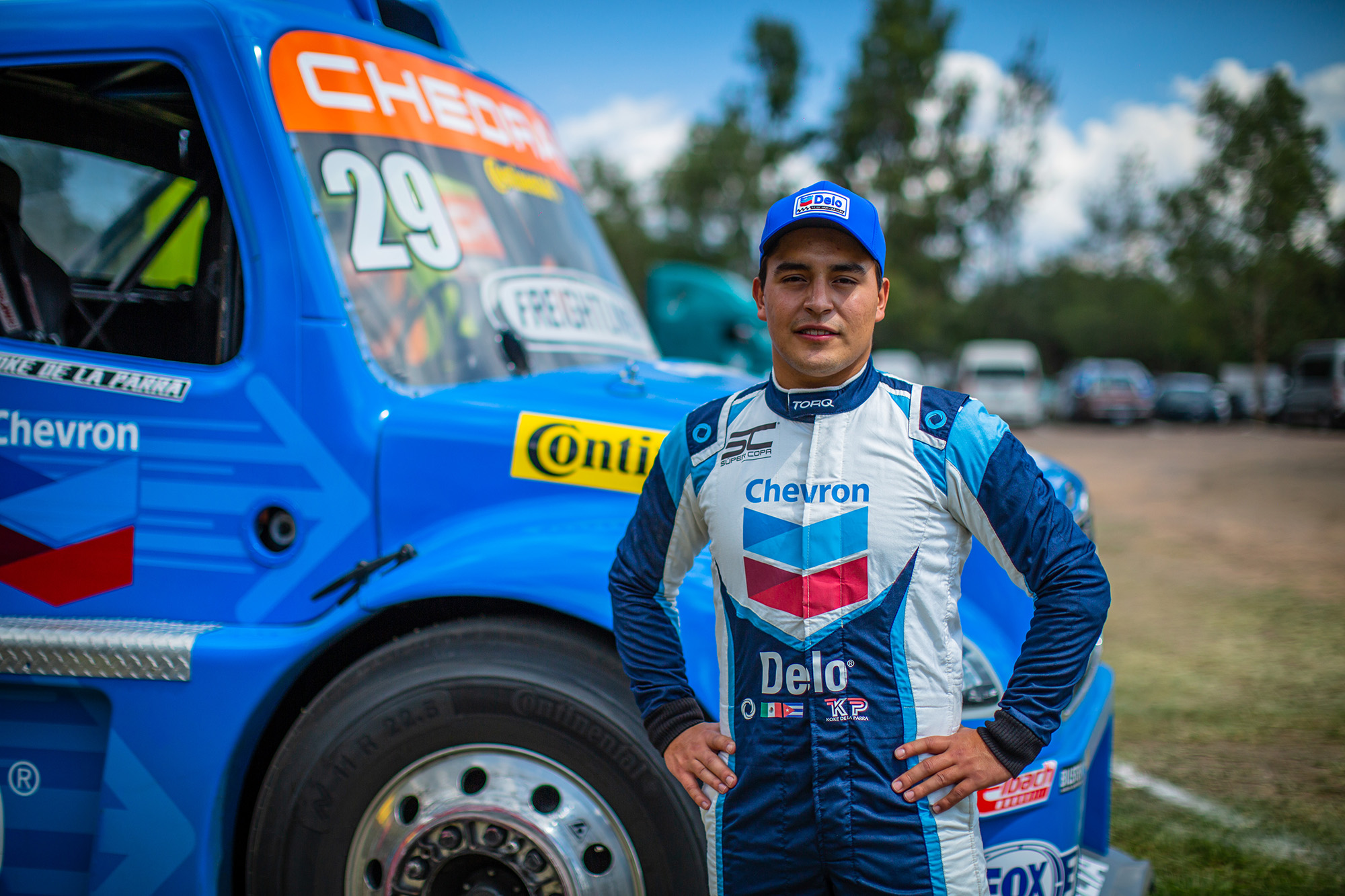 Jorge de la Parra y el Chevron DELO Racing Team, vuelven a Querétaro en los Tractocamiones