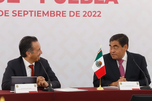 Acuerdan Puebla y Veracruz acciones conjuntas contra la delincuencia