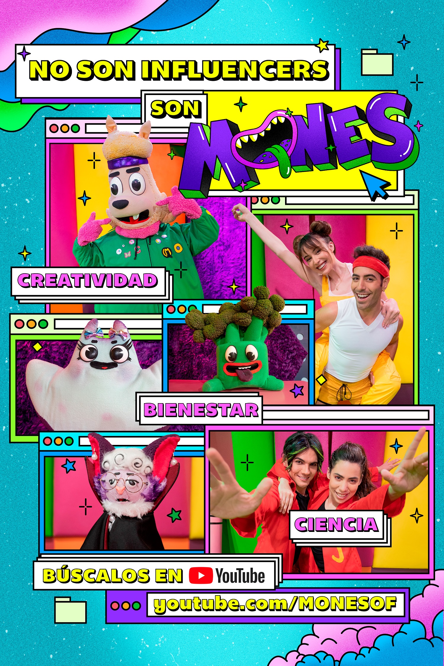 ”Mones” es la nueva producción multimedia de Televisa Digital dirigida al público infantil