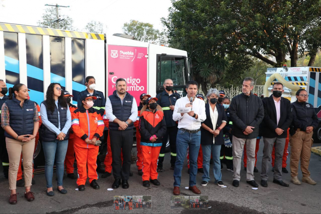 Ayuntamiento de Puebla pone en marcha estrategia integral de limpieza urbana para atender diariamente 90 vialidades 