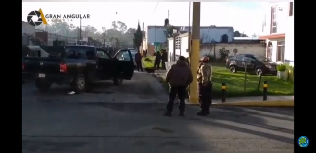 Video desde Puebla: Realizan operativo en Xonacatepec contra robo de gas Lp