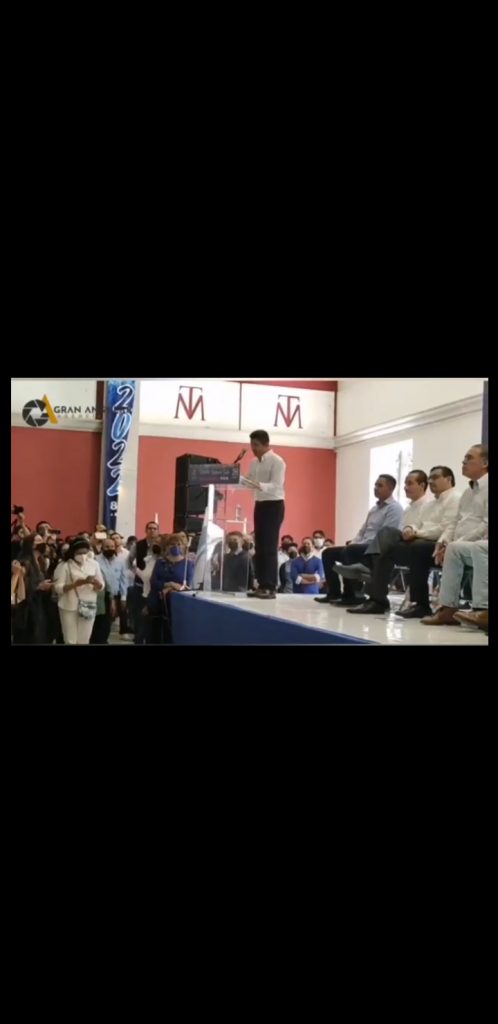 Video desde Puebla: Eduardo Rivera recibe apoyo de panistas para 2024