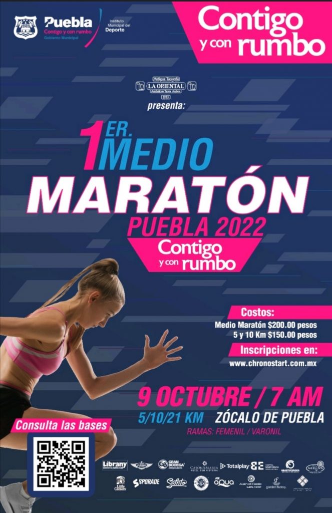 Gobierno Municipal presenta 1er Medio Maratón de Puebla para más de 2 mil participantes 