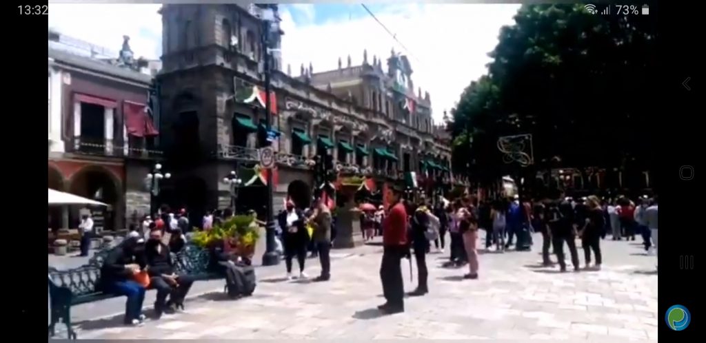 Video desde Puebla: En pleno macrosimulacro…vuelve a temblar el 19 de septiembre