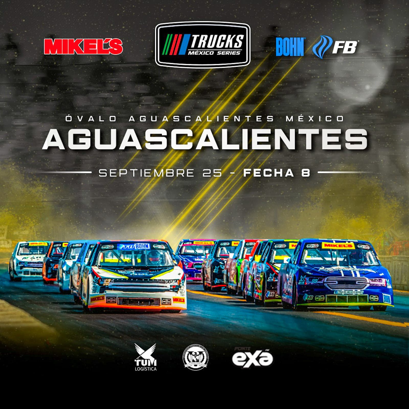 Con una intensa batalla por el liderato, llega Trucks México Series al Óvalo Aguascalientes México
