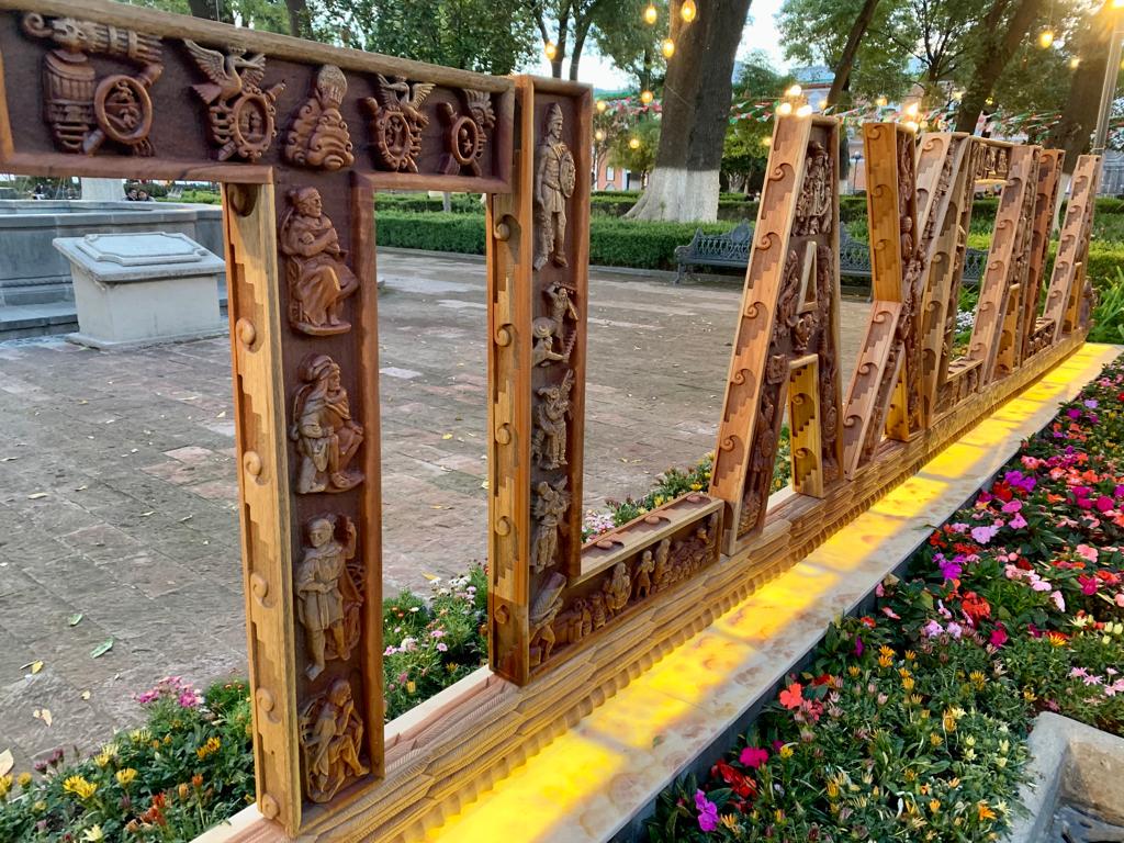 Cultura e historia plasmadas en las letras monumentales de Tlaxcala Capital