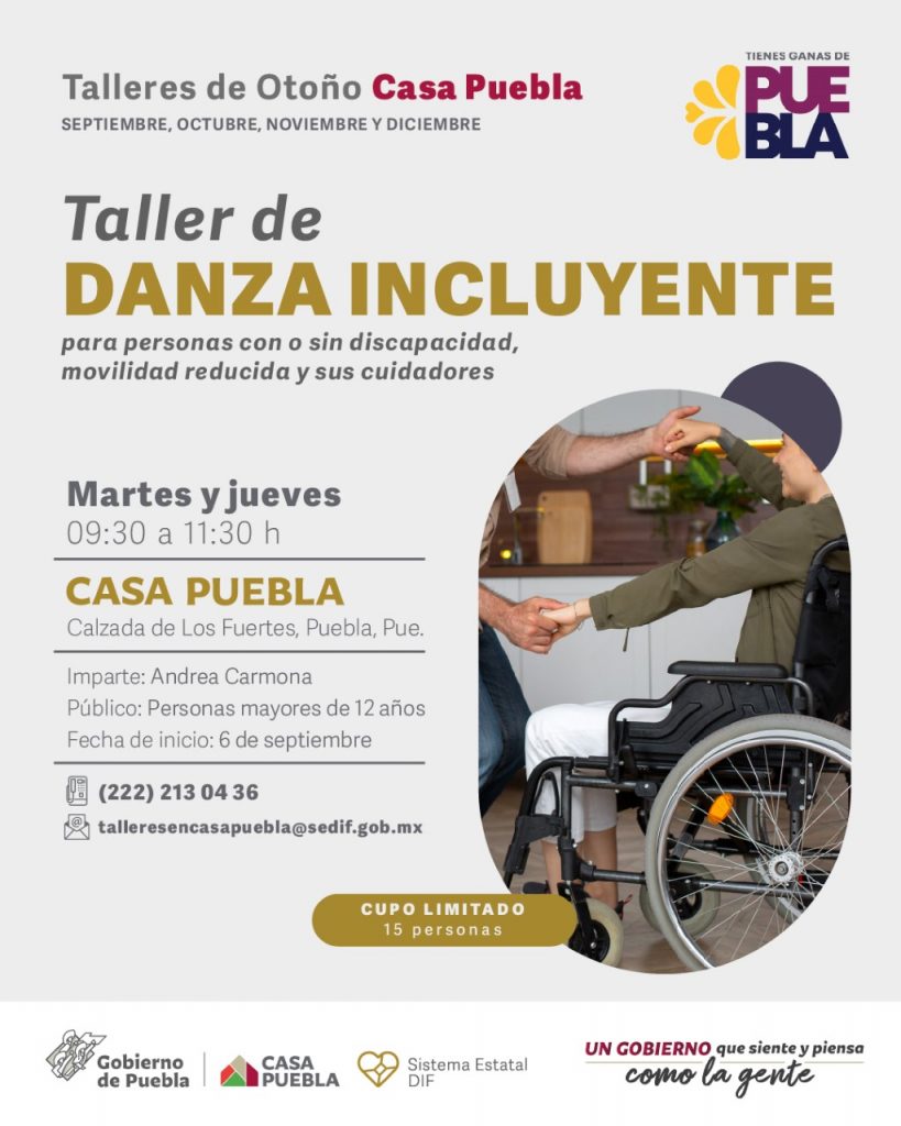 Con talleres en Casa Puebla, SEDIF fomenta actividades artísticas y culturales