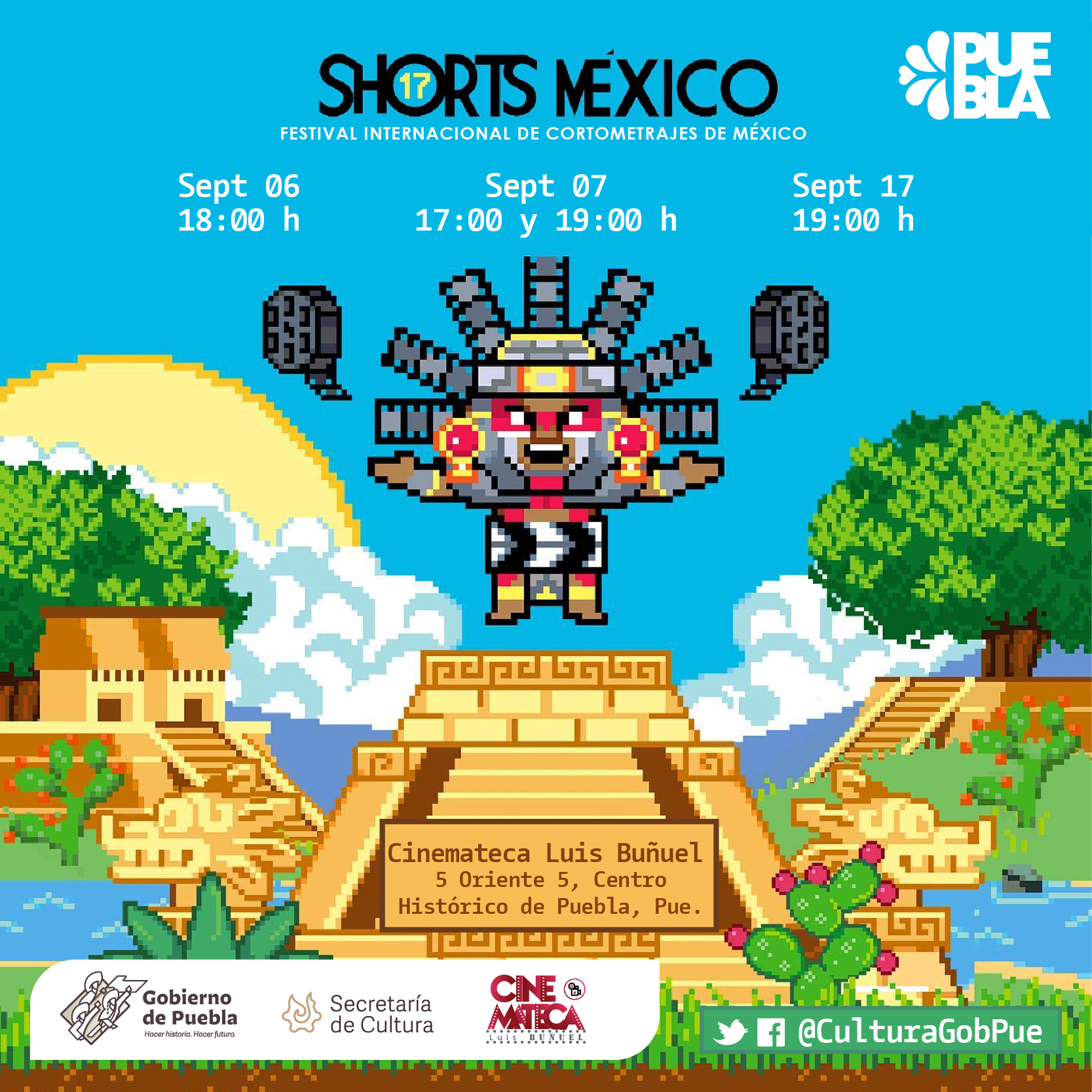 Será Puebla parte del Festival Internacional de Cortometrajes “Shorts México”