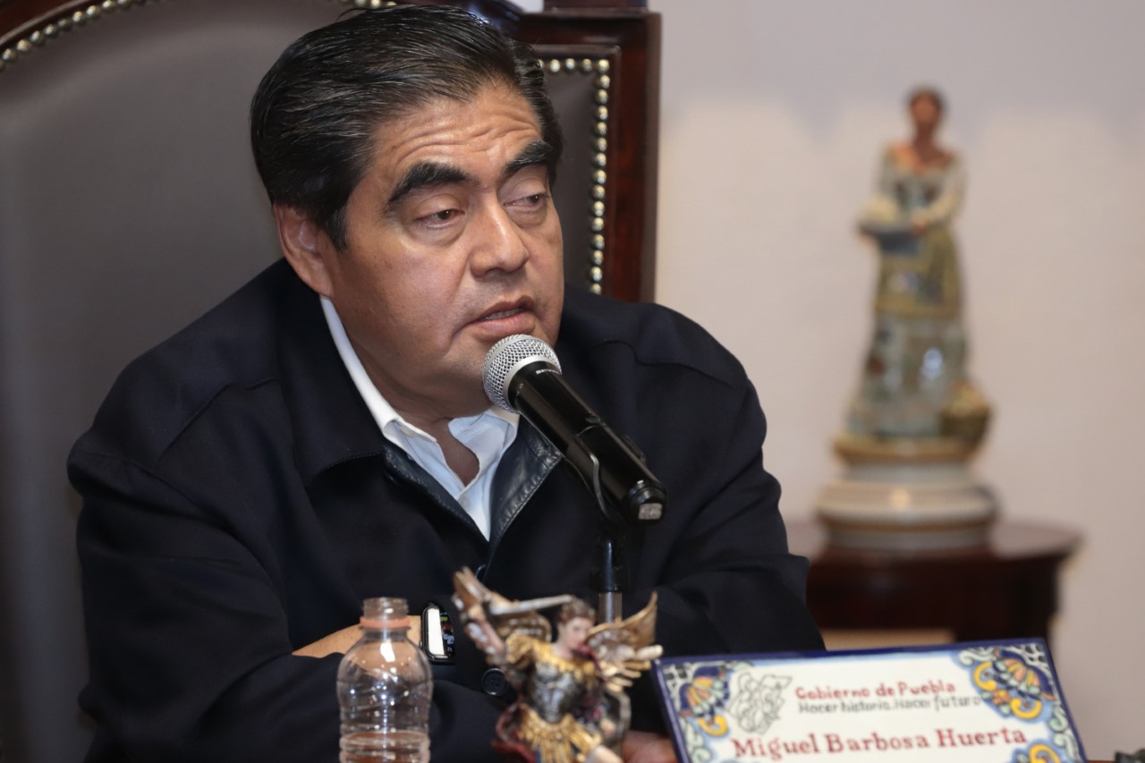 En Puebla se garantiza la seguridad de quienes visiten la entidad por las próximas festividades, subrayó el gobernador Barbosa