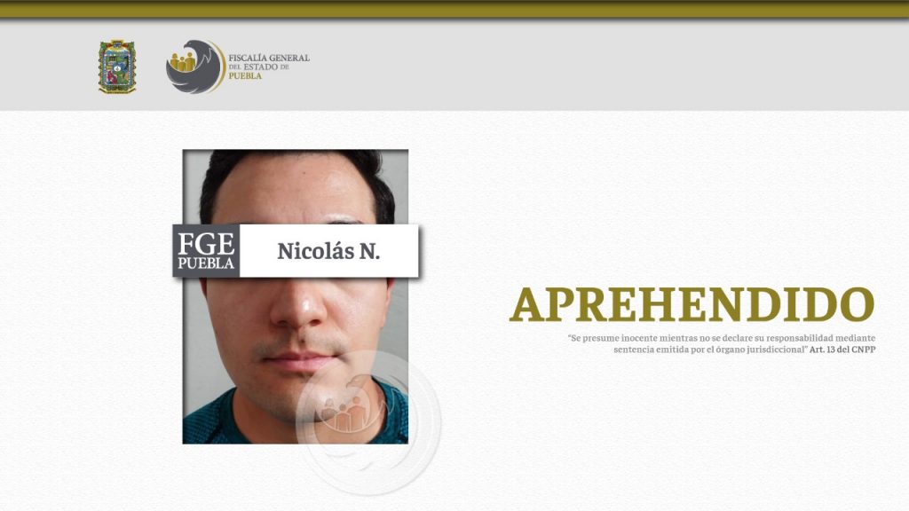 Aprehendió Fiscalía Puebla a investigado por abuso sexual en un centro educativo