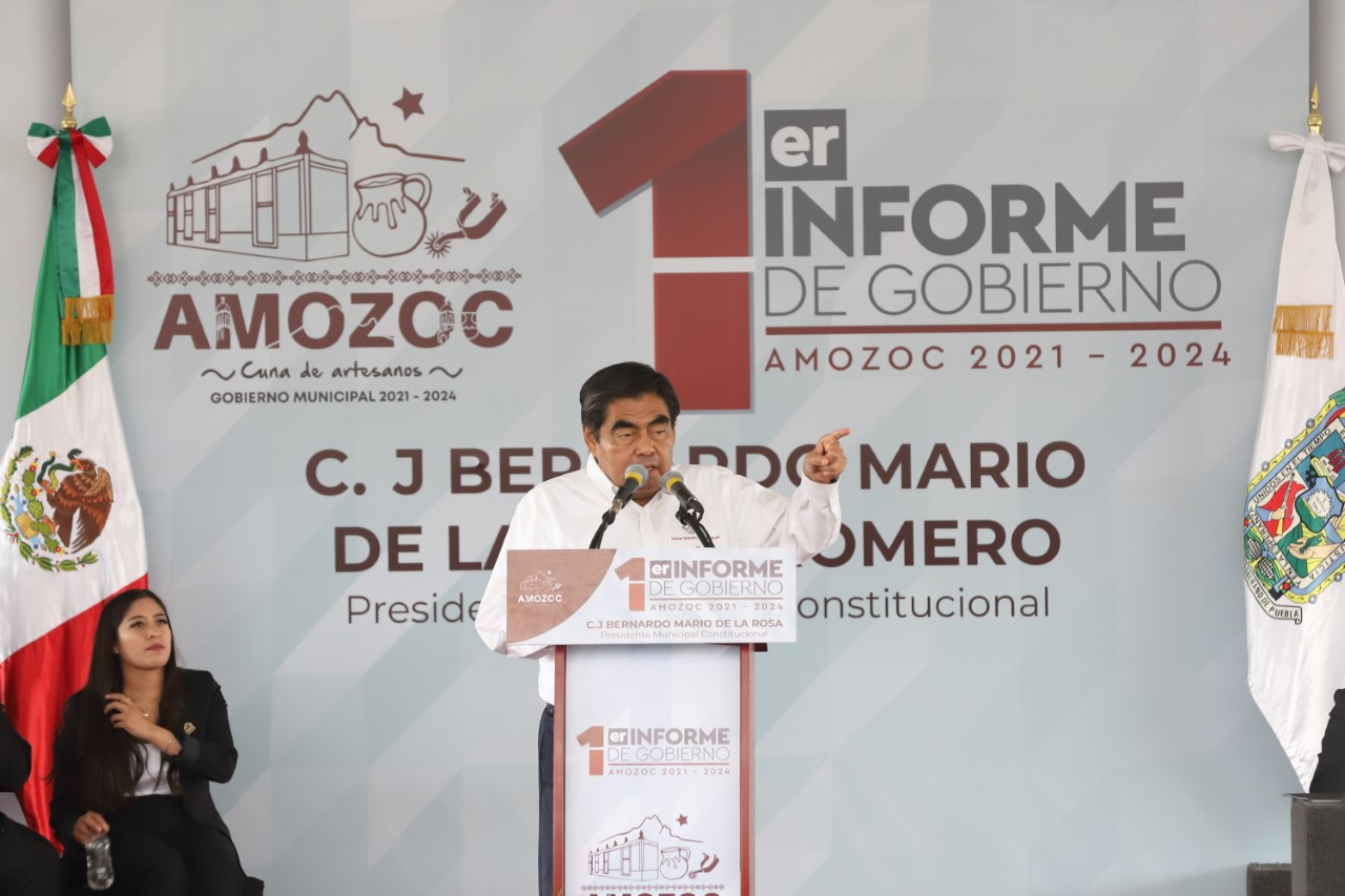 Gobernador Barbosa anuncia construcción de un sistema hospitalario y aulas en Amozoc