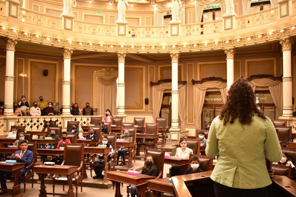 En el Poder Legislativo, SIPINNA Puebla realiza encuentro con niñas, niños y adolescentes
