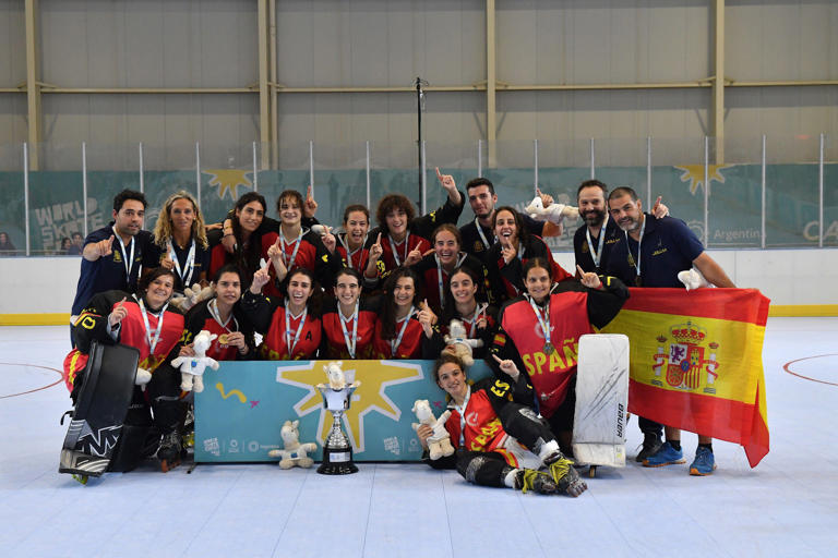 España, campeona del mundo de hockey línea femenino por primera vez