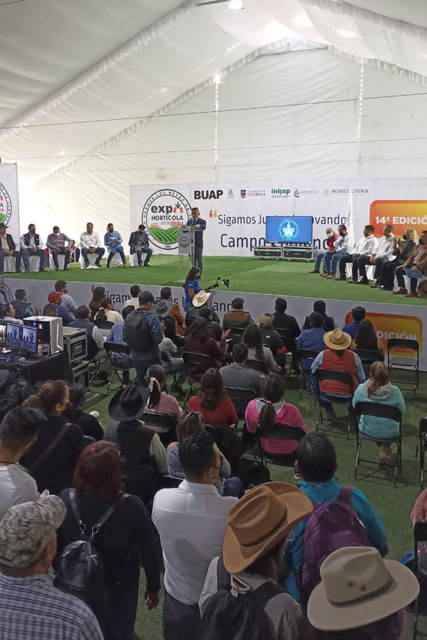 Inicia en Los Reyes de Juárez la Expo Hortícola Puebla BUAP 2022, con la participación de 30 empresas