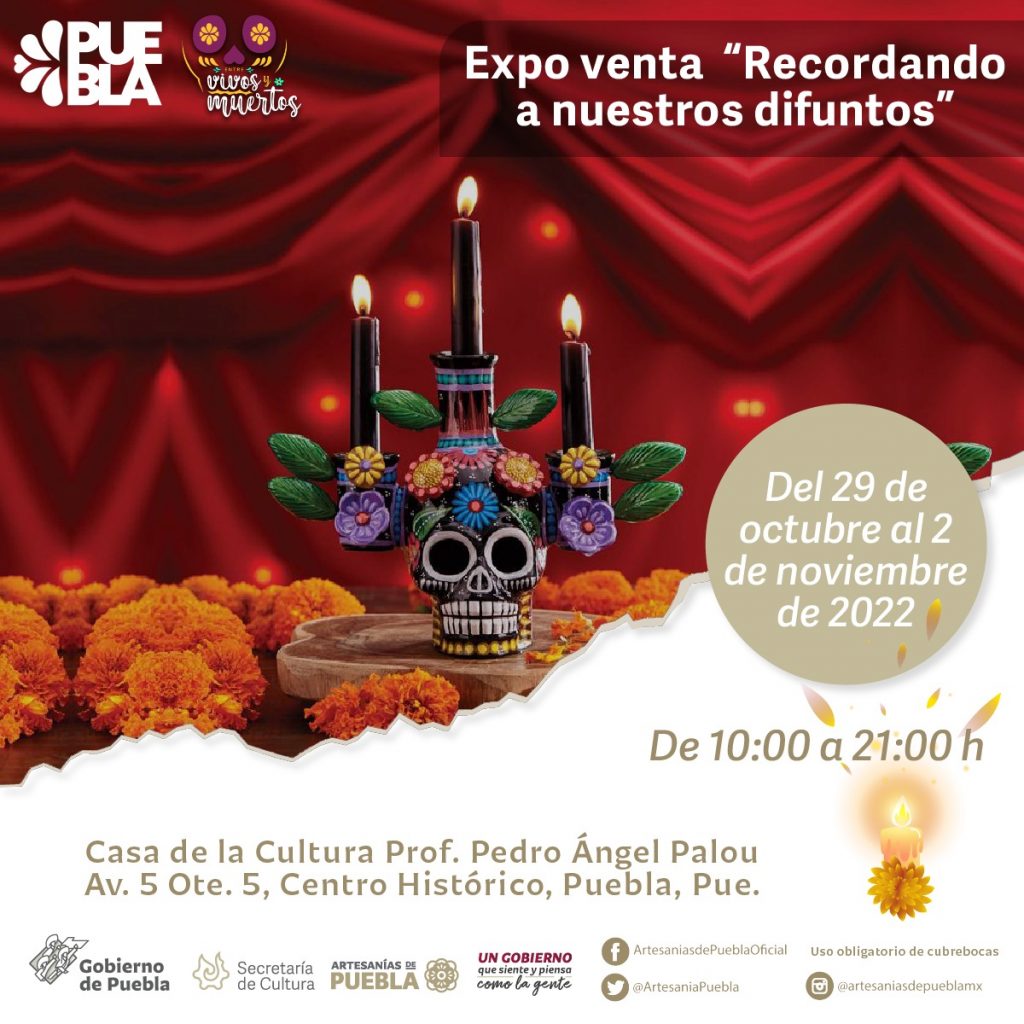 Programa Cultura expoventa artesanal de Día de Muertos
