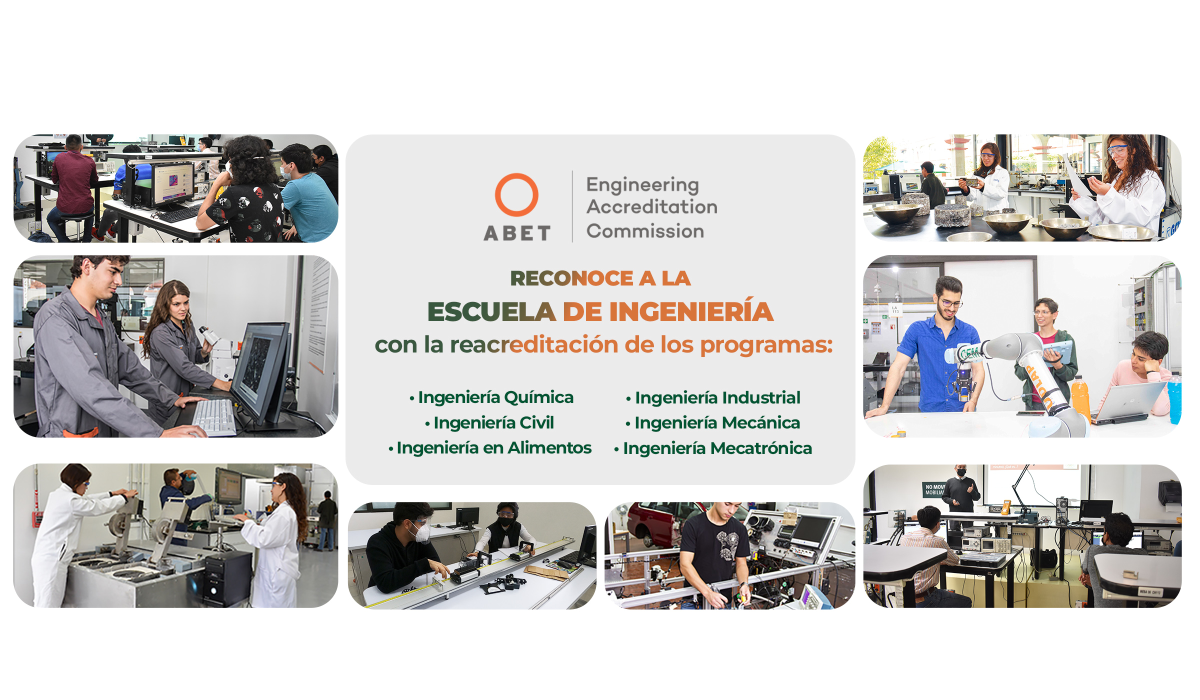 Programas académicos de Ingeniería de la UDLAP reciben reacreditación ABET