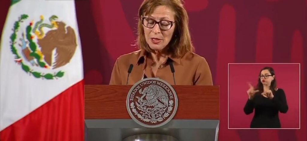 Tatiana Clouthier renuncia a la Secretaria de Economía en conferencia de AMLO