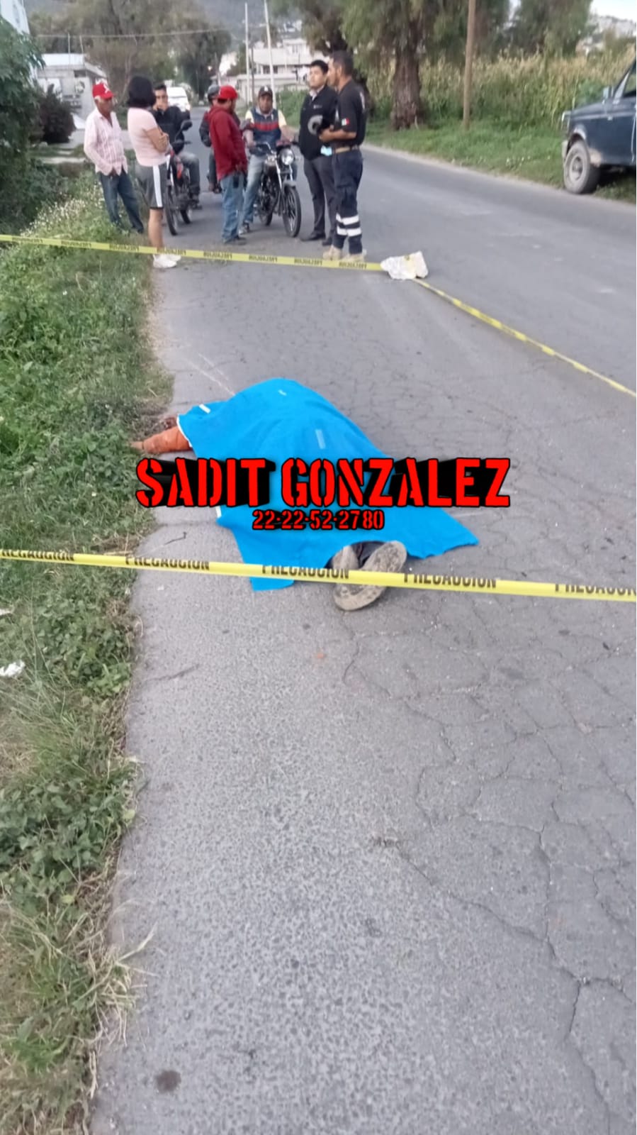 Vehículo desconocido mata a motociclista en Tecamachalco