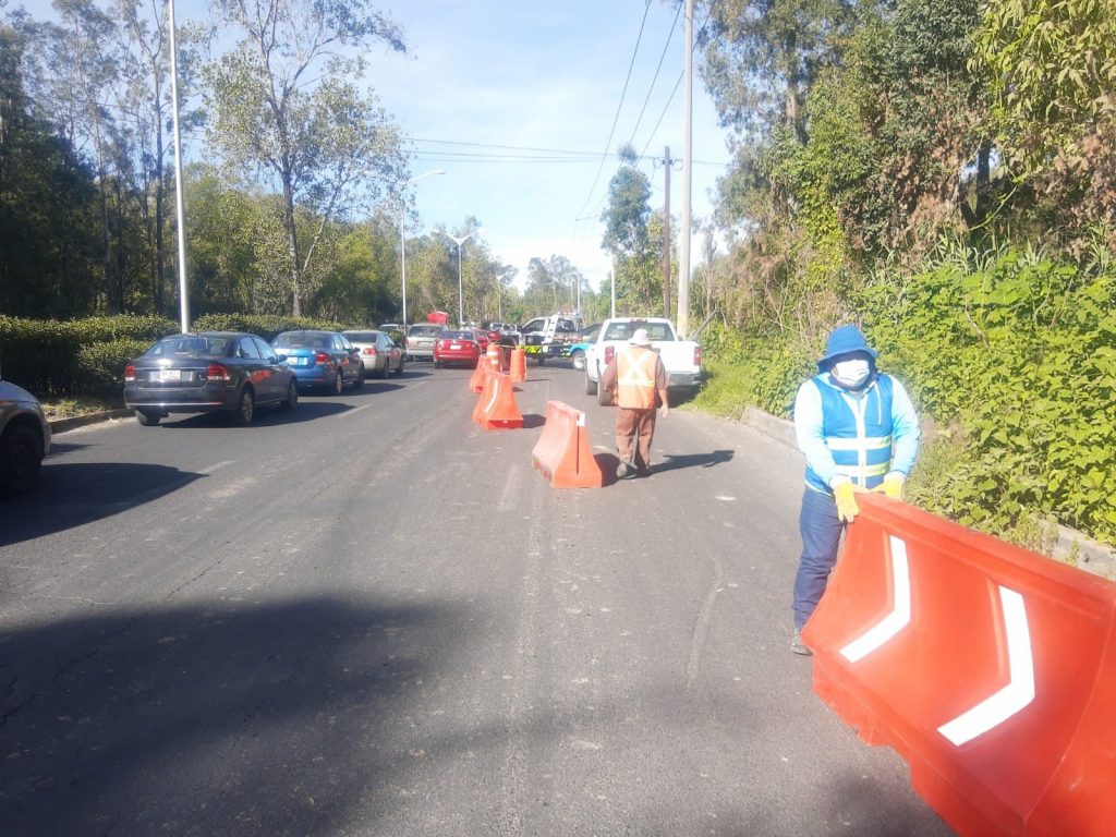 Se atiende hundimiento en bulevar Vicente Suárez: Ayuntamiento de Puebla