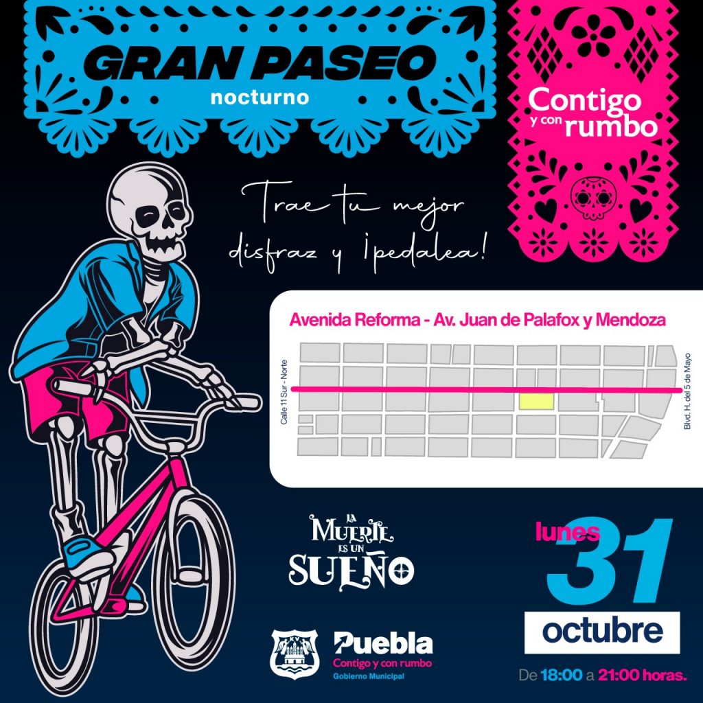 Vive la temporada de muertos en Puebla capital