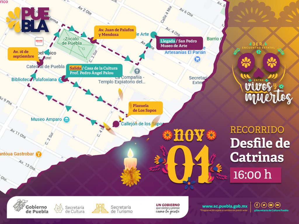 Realizará Cultura “Desfile de Catrinas” en Centro Histórico