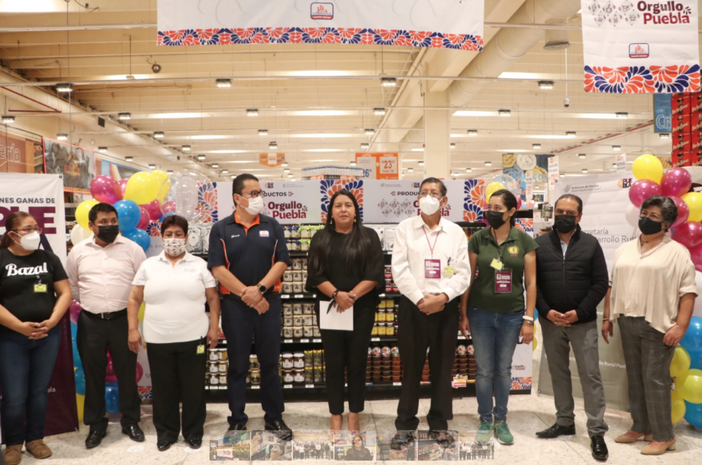 Abre SDR anaquel de productos “Orgullo Puebla” en cadena Chedraui
