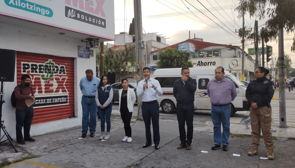 Eduardo Rivera pedirá a diputados federales recursos para seguridad