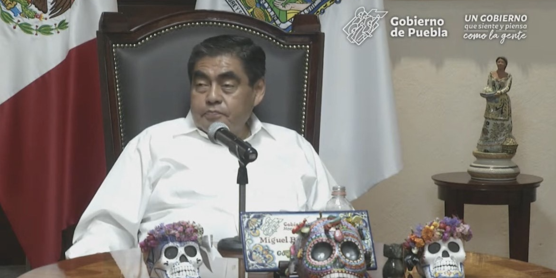 Video desde Puebla: Gobernador Barbosa confirmó que Eukid Castañon recibió una sentencia de siete años de prisión