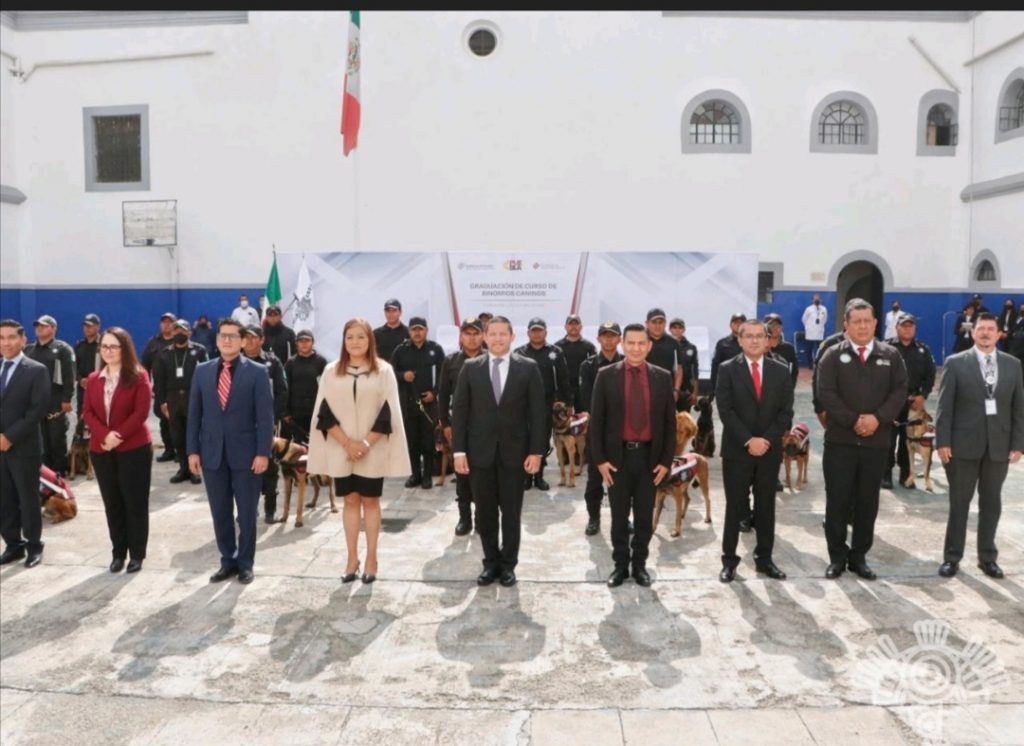 Con binomios caninos, SSP refuerza vigilancia en centros penitenciarios