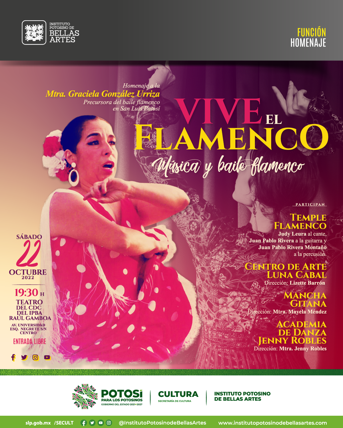 Este sábado, homenaje “Vive el Flamenco”