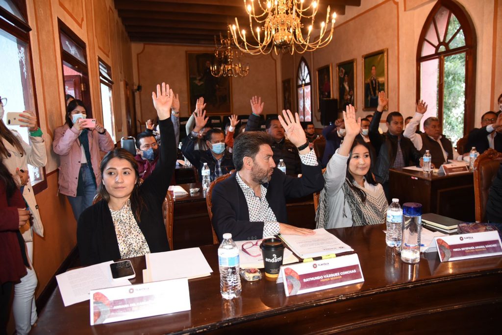 Aprueba Cabildo de Tlaxcala reestructuración de proyectos de obra en delegaciones de la capital
