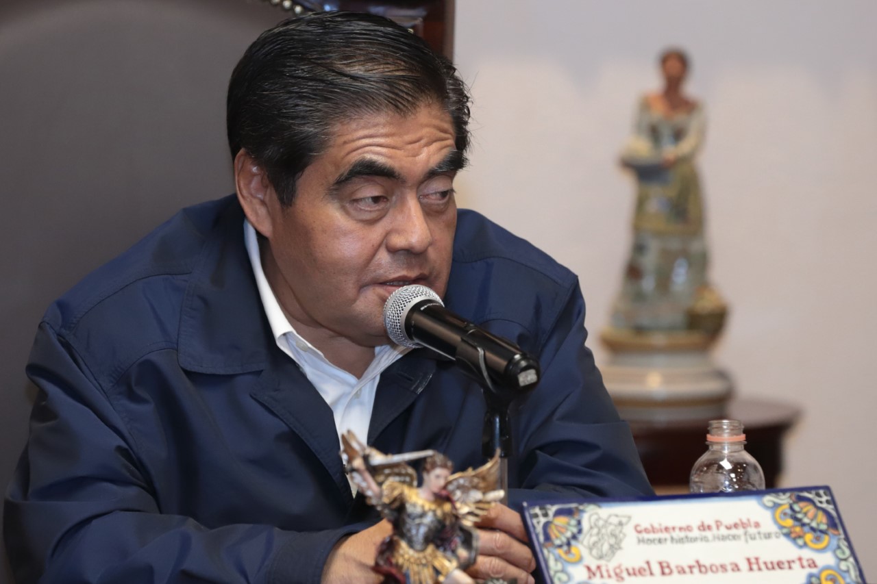 Gobierno de Puebla limpiará Tecamachalco y Texmelucan de delincuentes, refirió Miguel Barbosa