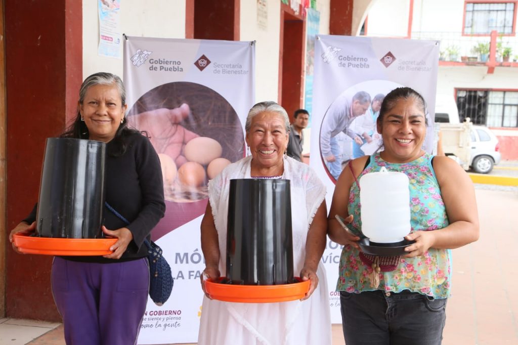 En Jonotla, Bienestar combate la carencia alimentaria