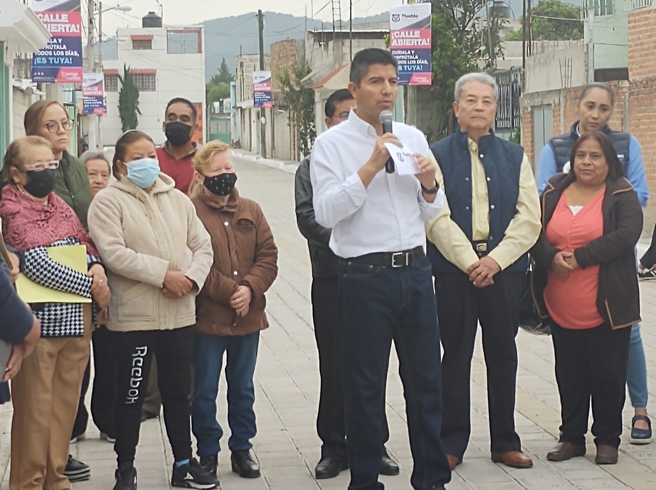 Video desde Puebla: Se harán más operativos de seguridad en transporte público, indicó Eduardo Rivera