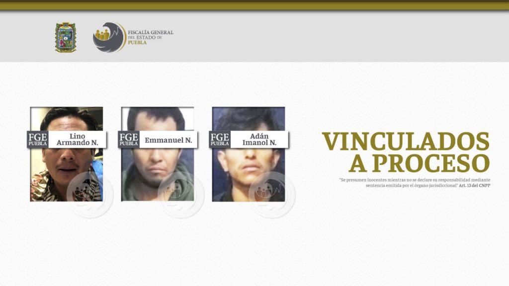 Tres vinculados a proceso por el delito de robo agravado