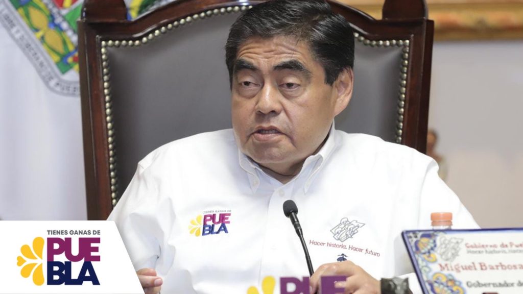 Video desde Puebla: Gobernador Barbosa convocó a marchar el 27 de noviembre a favor de la reforma electoral