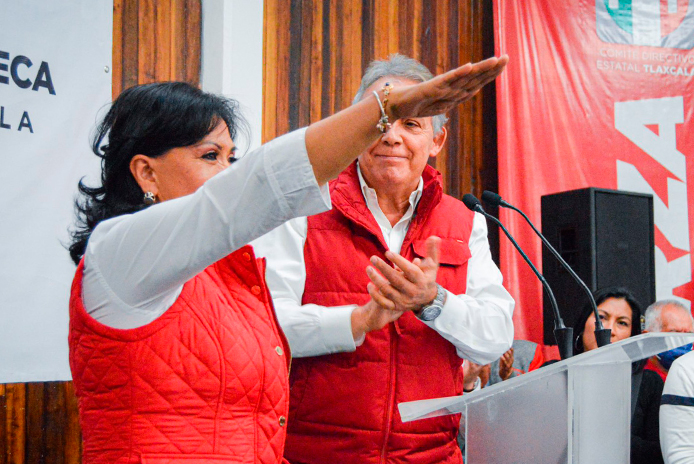 Respaldada por el priismo tlaxcalteca, asume Anabell Ávalos la dirigencia estatal de PRI