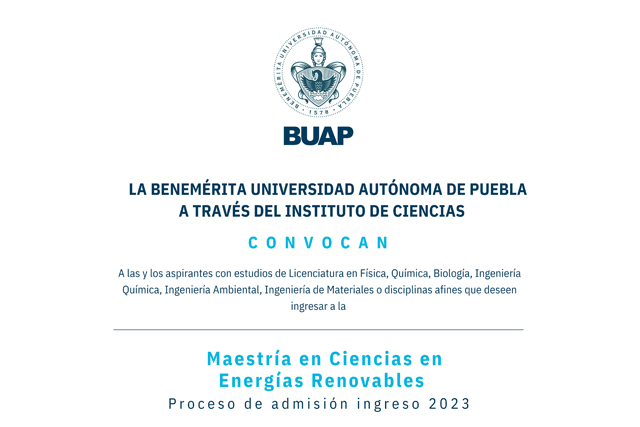 Apuesta la BUAP a formar especialistas en energías renovables