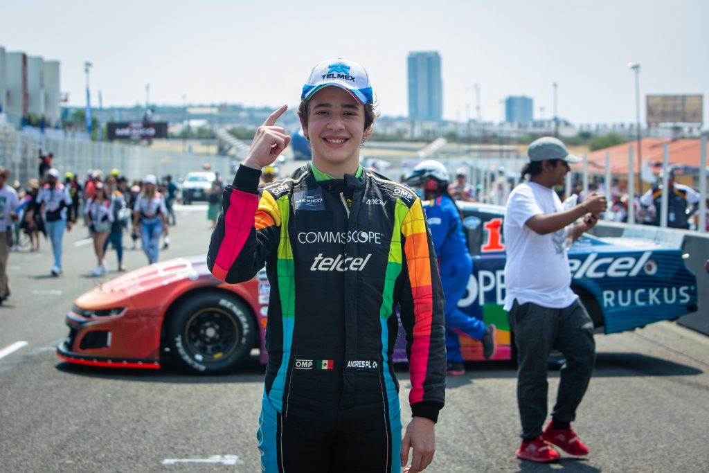 Andrés Pérez de Lara se prepara para el Speedfest Nascar México en el Hermanos Rodríguez