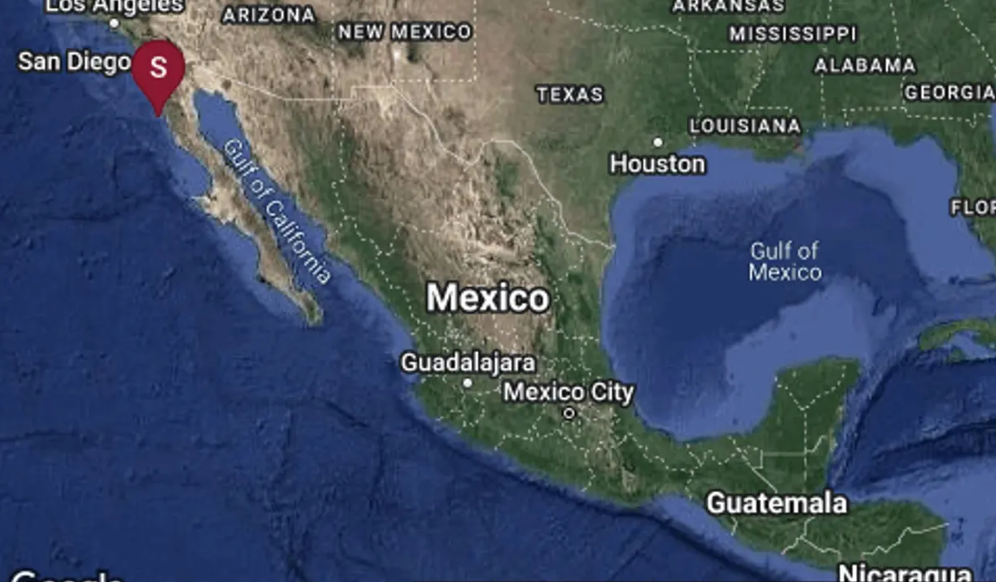 Reportan sismo de 6.2 en Baja California