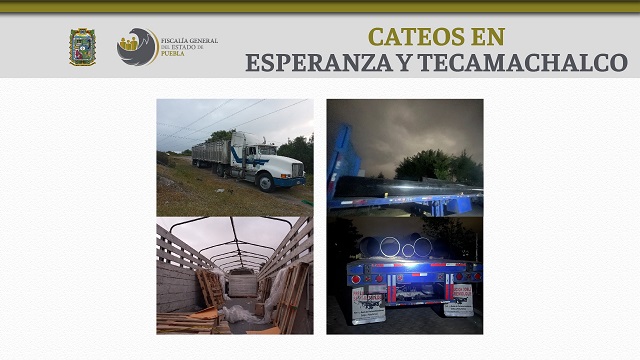 En Esperanza y Tecamachalco la FGE recuperó vehículos robados
