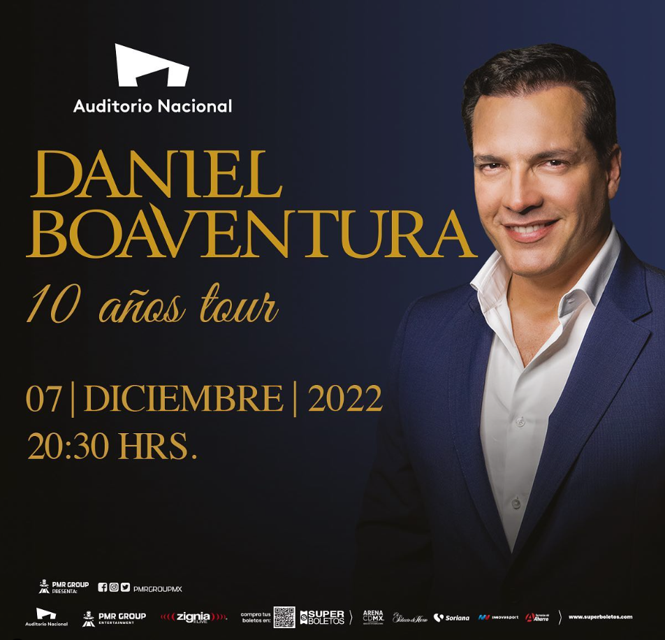 Daniel Boaventura continúa con mucho éxito con su Tour 2022 en México y